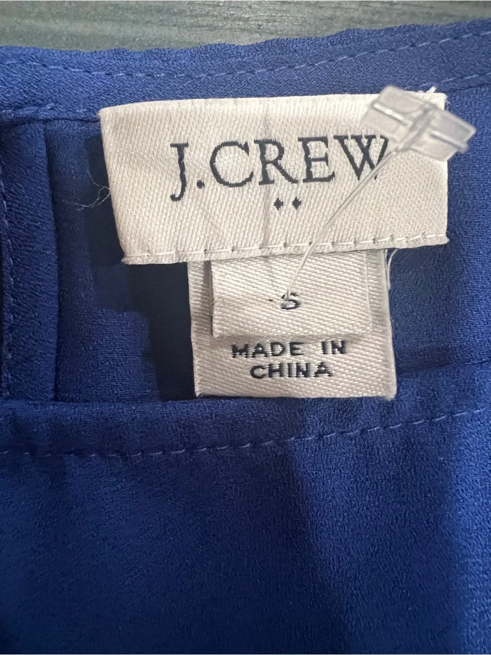J. Crew Women's Cobalt Blue Long-Sleeve Blouse Size S - New without tag